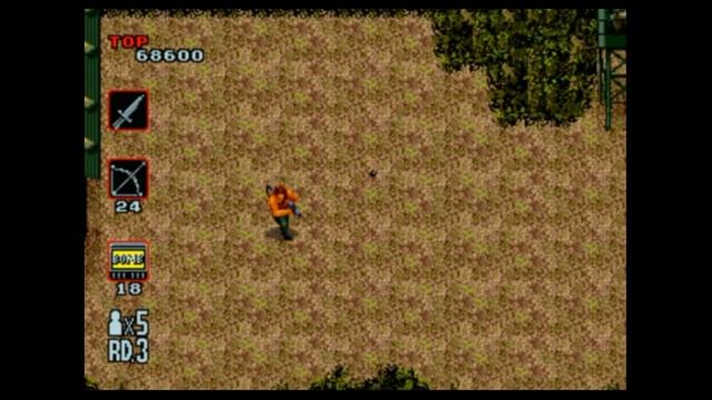 Sega Mega Drive 2 (Smd) 16-bit Rambo 3 Mission 3 Go to the Arsenal