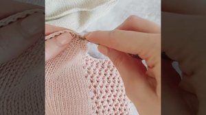 Обработка края изделия (чтобы край лицевой глади не закручивался)