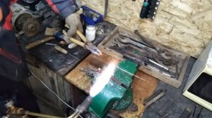 Пайка Резцов автогеном для токарного станка своими руками!