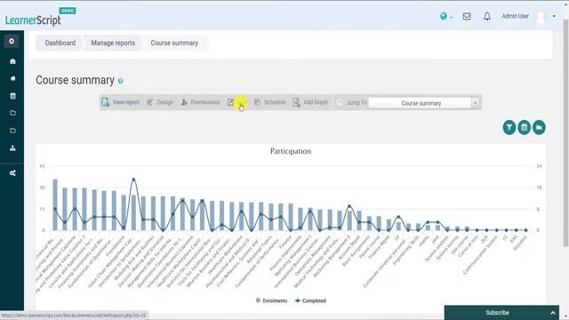 How to Enable or Disable Moodle Report Table Using LearnerScript? || How to Show/Hide Report Table? смотреть онлайн