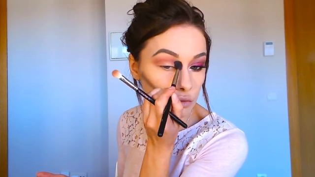 Яркий макияж. Makeup Revolution Salvation Palette, Essence, Too Faced, Dream Velvet. смотреть онлайн