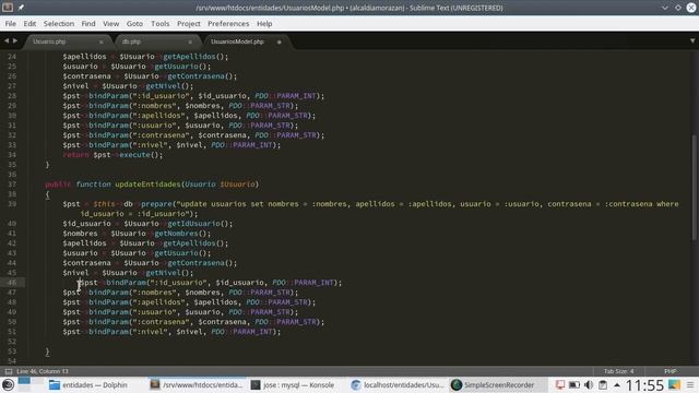 92 - Programación Orientada a Objetos: Update con Entidades (MariaDB/MySQL/DAO) [PHP 7 - Español] смотреть онлайн