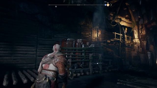 Прохождение God of War: Все артефакты, сундуки и вороны. Часть 25 - Пещера Фрейи. смотреть онлайн