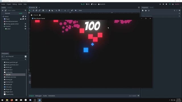 Godot 3 Wave Shooter Tutorial #6 - Scoring смотреть онлайн