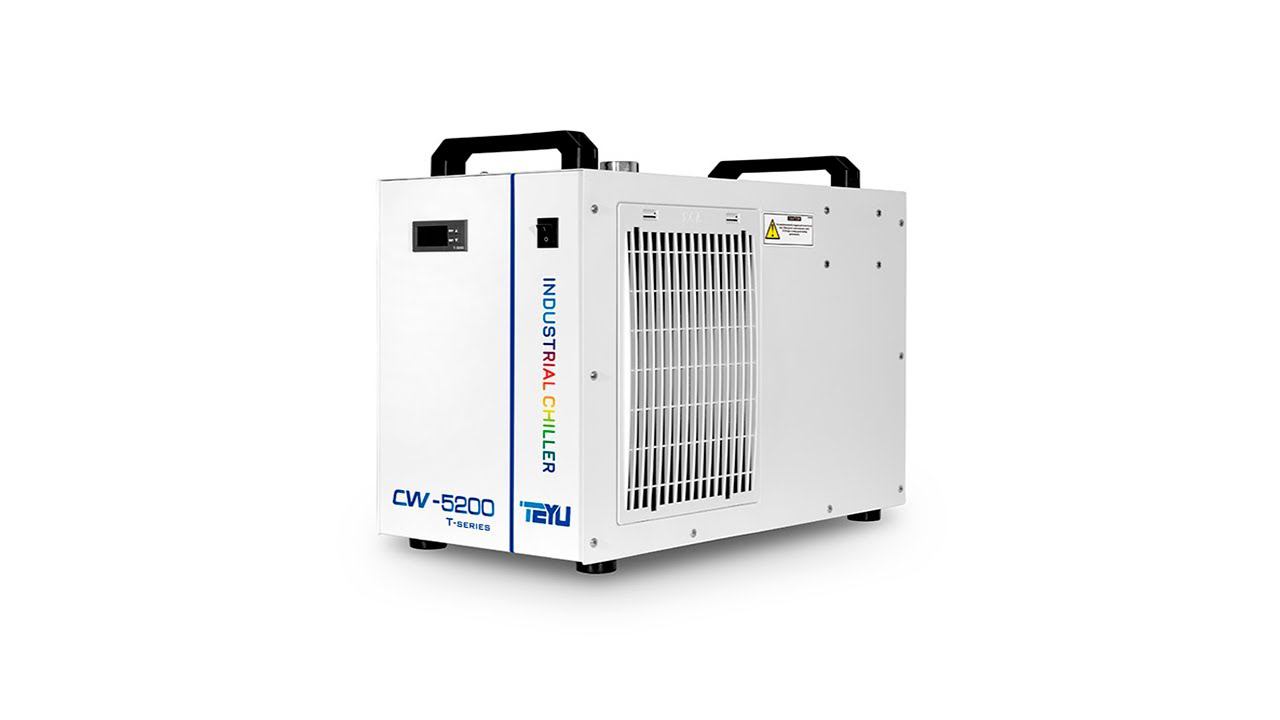 Как подключить чиллер к лазерному станку CO2? смотреть онлайн