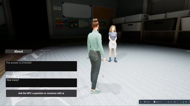 GPT-2 Unreal NPC chat recording - With Funny context смотреть онлайн