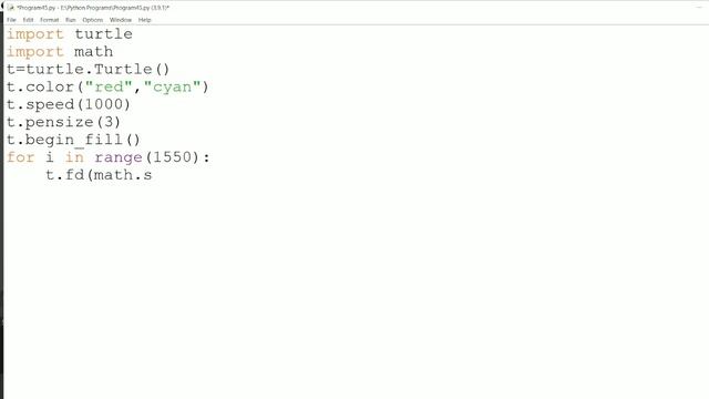 Special design using python turtle graphics | Source code of new design using python turtle || 47 | смотреть онлайн
