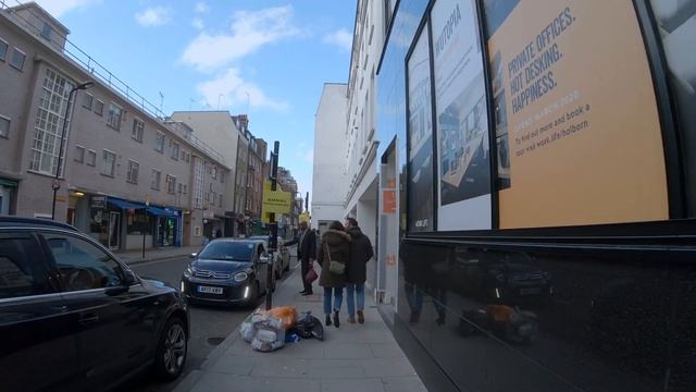 Walking in London: Somerset House to Russel Square Station. Backstreets & Alleys [4K, Binaural ASMR смотреть онлайн