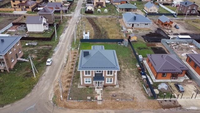 Реализованный проект - двухэтажный кирпичный дом площадью 230кв.м. в п.Габишево смотреть онлайн