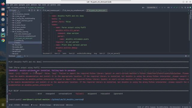 Ansible: Use PyATS Genie Parser or ntc_templates for Cisco show commands|ansible.utils.cli_parse смотреть онлайн