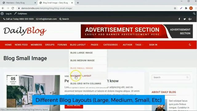 DailyBlog WordPress Theme - Create Newspaper, Magazine, Editorial, Journal or Blogging Website смотреть онлайн