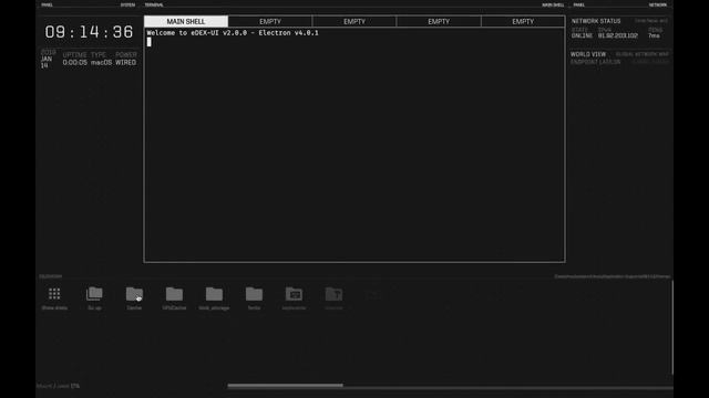 Pretend to be a Hacker with eDEX-UI terminal emulator смотреть онлайн