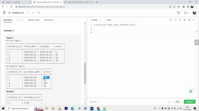 1251. Average Selling Price| Leetcode SQL Easy смотреть онлайн