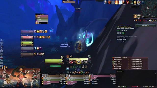 WoW Shadowlands - +17 Mists of Tirna Scithe Timed (+1) - Beast Master Hunter PoV смотреть онлайн