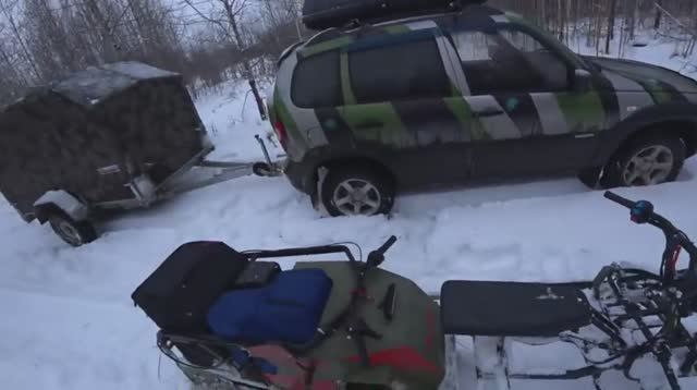 IKUDZO 500 пробный выезд по снегу. Хмао-югра ..mp4