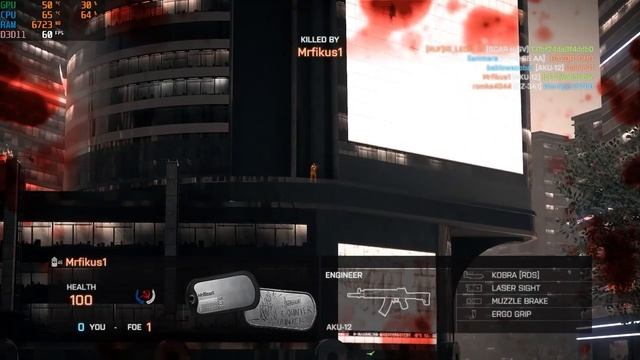 Battlefield 4 MP (Ultra Core I5 4460 + GTX 1660 Super) смотреть онлайн