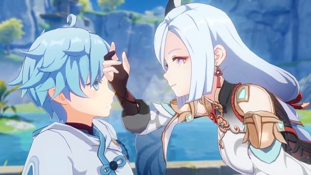 When You Realize Shenhe & Chongyun Are Actually... - Genshin Impact смотреть онлайн