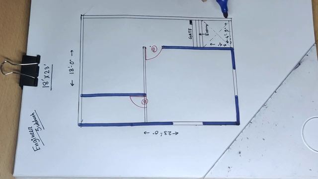 18 X 23 SMALL HOUSE DESIGN II 18 X 23 GHAR KA NAKSHA II 18 X 23 HOUSE PLAN смотреть онлайн