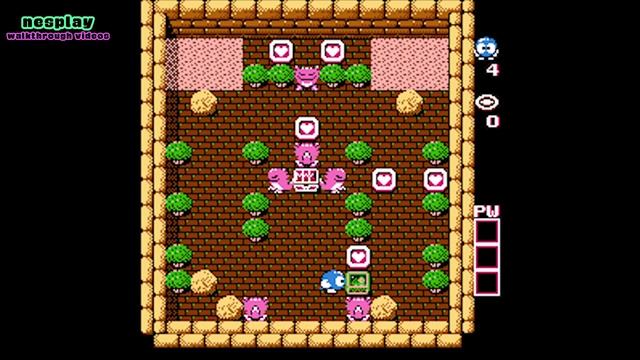 Adventures of Lolo Walkthrough [Floor 3-5] смотреть онлайн