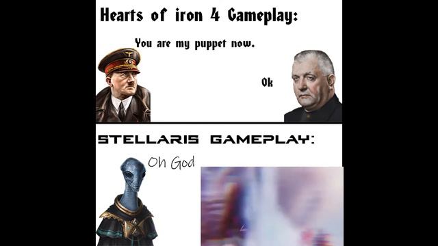 Hoi 4 gameplay VS Stellaris gameplay смотреть онлайн
