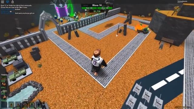 ROBLOX RAIL GUN TURRET VS ZOMBIE ARMY! (Tower Battles) смотреть онлайн