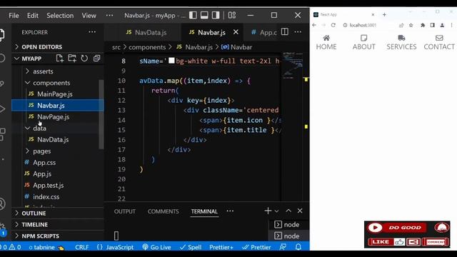 #5 Style Active Navbar and Icons using NavLinks with react-router-dom version 6 смотреть онлайн