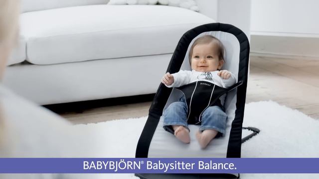 Babybjorn Babysitter Balance Black/Silver смотреть онлайн