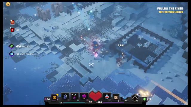 Minecraft dungeons creeping winter dlc and update смотреть онлайн