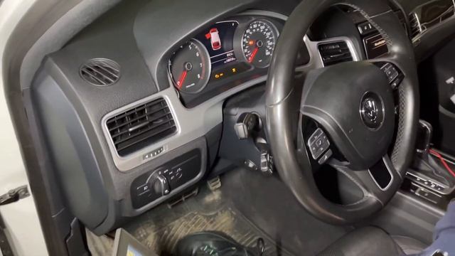 Удаление катализаторов и прошивка Евро 2 Volkswagen Touareg NF 3.6 CGRA.