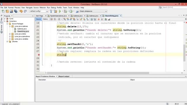 2.8.Clases StringBuilder & StringBuffer -Practica CodeOne смотреть онлайн