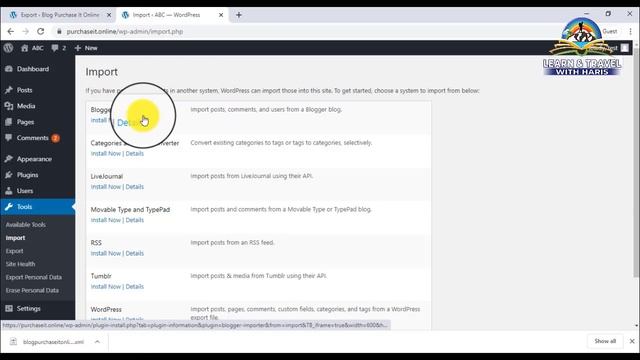 How to Export WordPress Website Content From One Website and Import it to Another Website смотреть онлайн