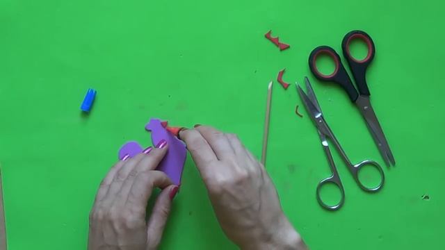 Символ 2017г. - "Яркий петушок"-магнит из фоамирана смотреть онлайн