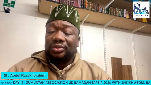 DAY 15: ZUMUNTAH ASS. UK RAMADAN TAFSIR 2024 WITH SHEIKH ABDUL RAZAK смотреть онлайн