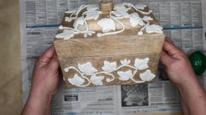 DIY \ ИЗ КАРТОНА  СВОИМИ РУКАМИ СМАСТЕРИЛА УДИВИТЕЛЬНУЮ ШКАТУЛКУ. \ТВОРЧЕСКИЕ ИДЕИ