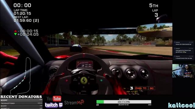 Gaming :Ferrari Challenge / Career Mode (Live Stream)