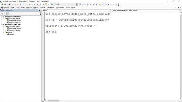 Como copiar dados das células para um arquivo diferente através do VBA смотреть онлайн