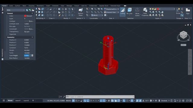 Easy Method for Real Threads in AutoCAD #tutorial #trending #autocad #design #creative #3dmodeling смотреть онлайн
