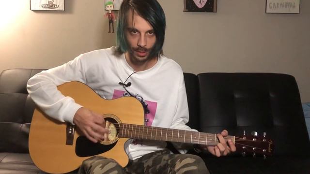 Lil Peep - Haunt U (Acoustic Tutorial) смотреть онлайн