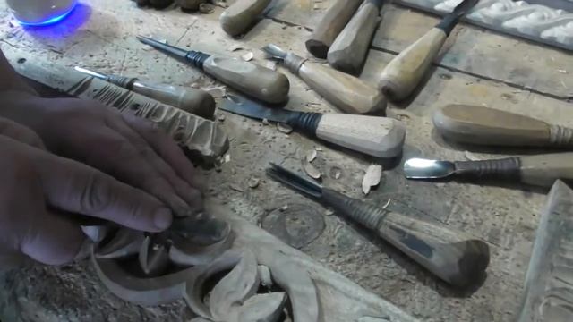 Резьба по дереву. Лоза виноградная смотреть онлайн