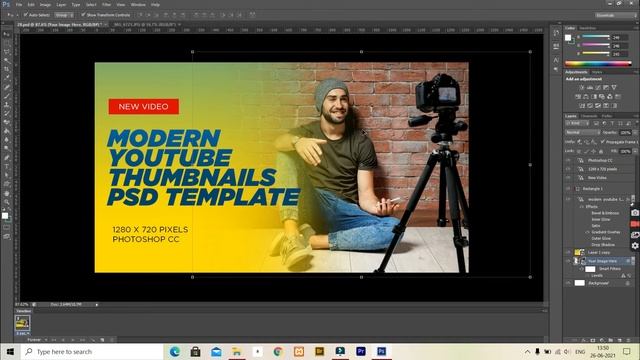 50 Youtube Thumbnail Photoshop Psd Free Download | Youtube Thumbnail  PSD Template | File Pack