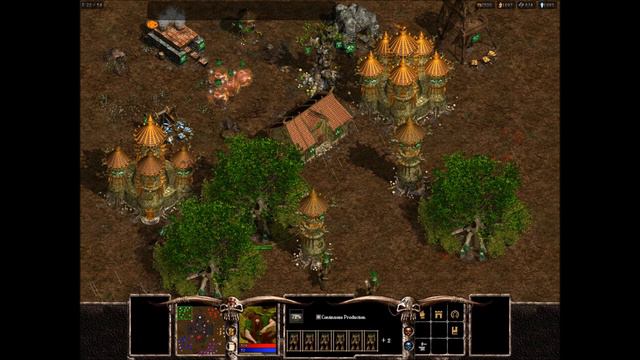 Warlords Battlecry III, Volcanic Pit Skirmish, Wood Elf Bard смотреть онлайн