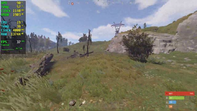 Rust RX 460 - 1080p 900p 720p Low, смотреть онлайн