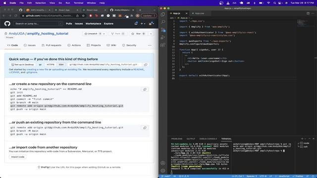 [Tutorial] - How to Host AWS Amplify Project Using GitHub смотреть онлайн