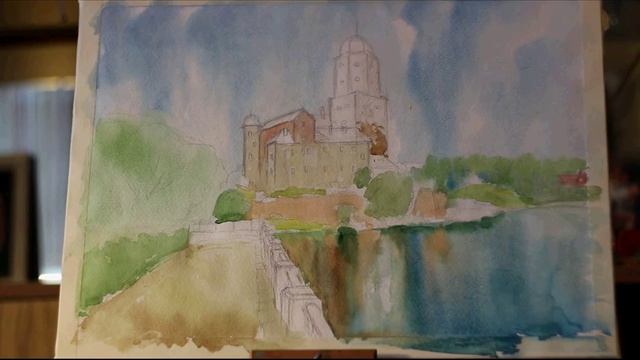 Видео урок 2 - живопись акварелью смотреть онлайн