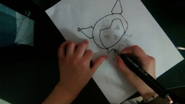 Рисую Куроми из hello kitty смотреть онлайн