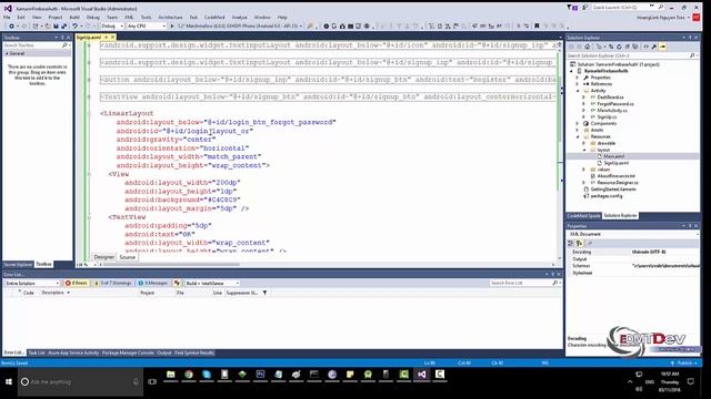 Xamarin Android Tutorial - Firebase Authentication смотреть онлайн
