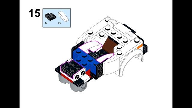 LEGO Porsche 911 set 75895 alternative moc free building instructions смотреть онлайн