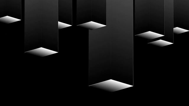 Чёрно-белый объёмный  видеофон,футаж / Videophone, Footage  Write And Black Volume