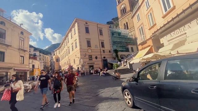 Амальфи, Италия. Лазурные пляжи Амальфитанского побережья смотреть онлайн