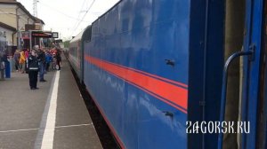 Паровоз П36-0027 в Сергиевом Посаде 28 мая 2022 года